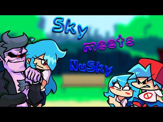 Sky meets NuSky | Friday Night Funkin' Animation