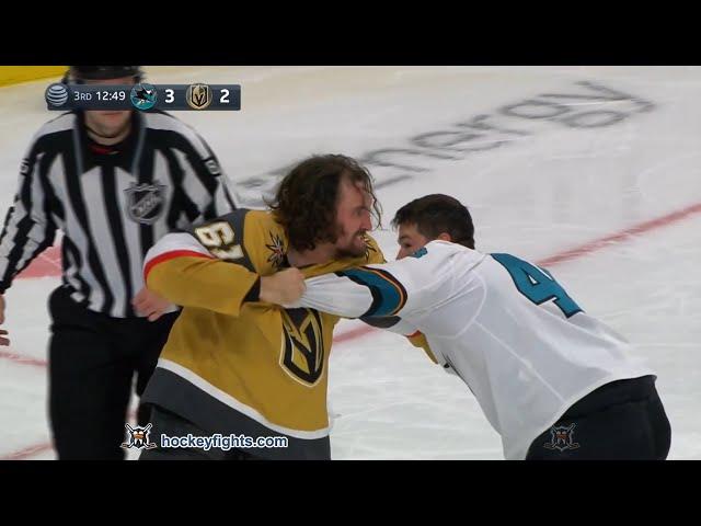 Tomas Hertl vs Mark Stone Mar 17, 2021