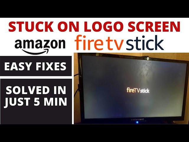 How to Fix Amazon Fire Stick TV Stuck on Logo Screen || All Issues Solved in Just 5 Minutes