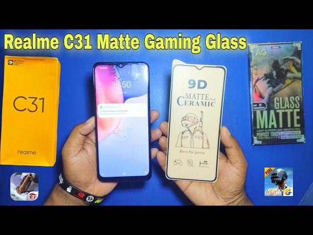 Realme C31  MATTE GAMING GLASS Protector