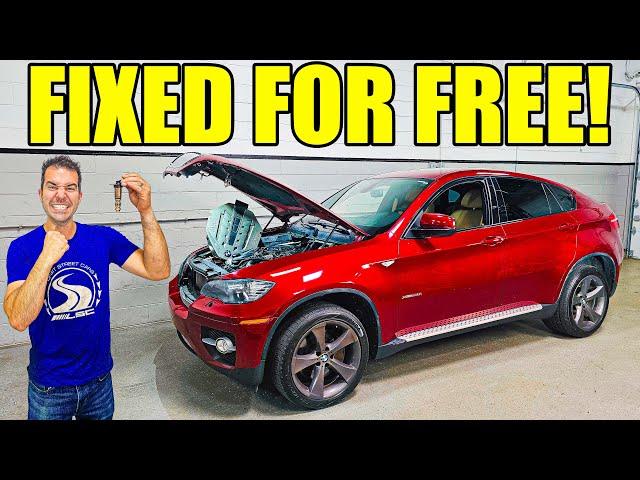 I Fixed My Cheap Auction BMW For FREE! Can't Believe This DIY FIX Worked!