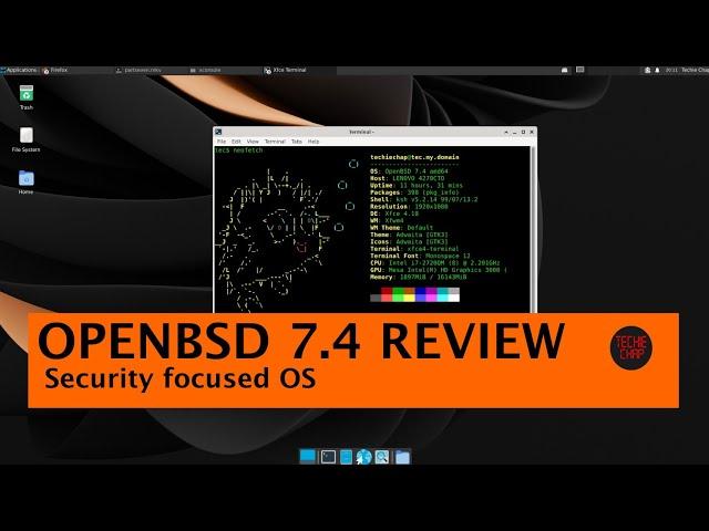 OpenBSD 7.4 Review : Security focused OS