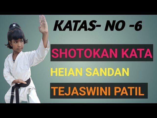 SHOTOKAN KATA, HEIAN SANDAN PERFORMING ,TEJASWINI PATIL.