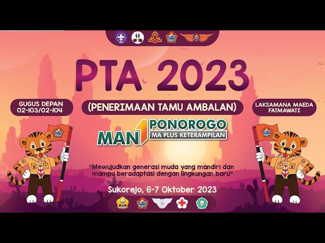 PENERIMAAN TAMU AMBALAN - PRAMUKA MAN 1 PONOROGO 2023