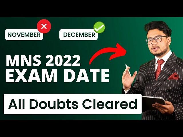 MNS 2022 Exam Date | When MNS 2022 Exam will occur | MNS 2022 Latest Notification| Be Personified