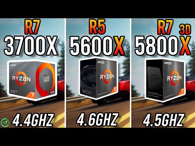 Ryzen 7 3700X vs Ryzen 5 5600X vs Ryzen 7 5800X3D