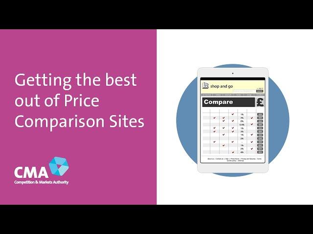 How to get the best deal from a price comparison website | UK's Competition and Markets Authority