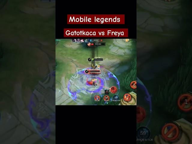 Mlbb #gatotkacavsfreya #mlbb #gatotkaca #freya #viral  #mobilelegends #gatotkacahighlights