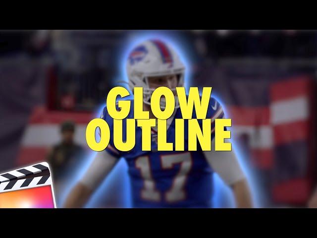 Final Cut Pro X Glow Outline Effect Tutorial