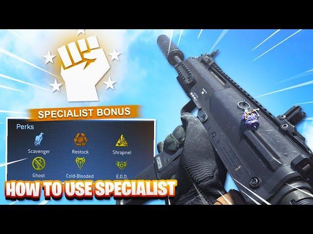 HOW TO USE "SPECIALIST" MODERN WARFARE! - BEST SPECIALIST CLASS SETUPS MW! (SPECIALIST BONUS MW)