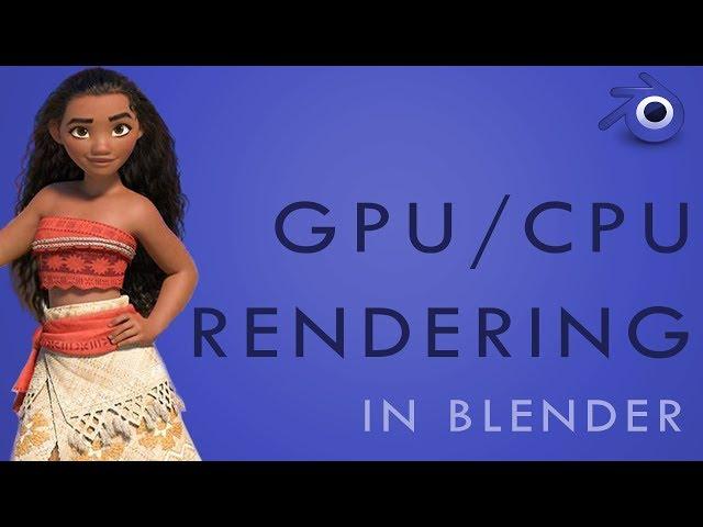 How to RENDER with GPU, CPU or BOTH in Blender