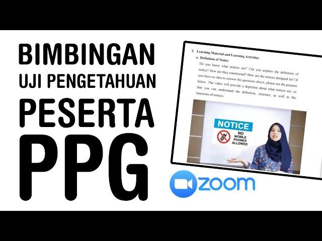 Bimbingan Cara Jawab Soal UP (Uji Pengetahuan) PPG