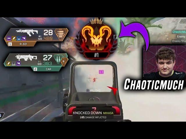 ChaoticMuch reached the highest rank in Apex Legends again | #1 Pred of Storm Point