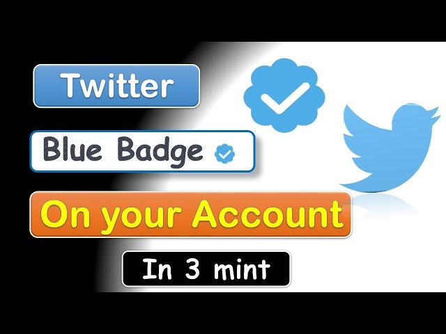 Method of getting Blue Tick on Twitter Account | @thedigitalplanet1