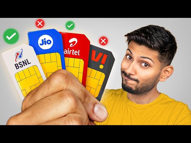 Jio vs BSNL vs Airtel vs VI ! *India's Biggest Network Comparison*