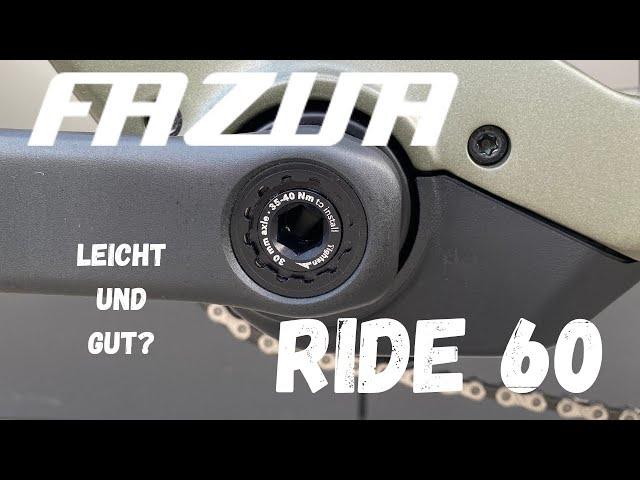 Der neue Fazua E-Bike Motor RIDE 60, Riese und Müller UBN FIVE im Praxis Test #ebike #bike #fahrrad