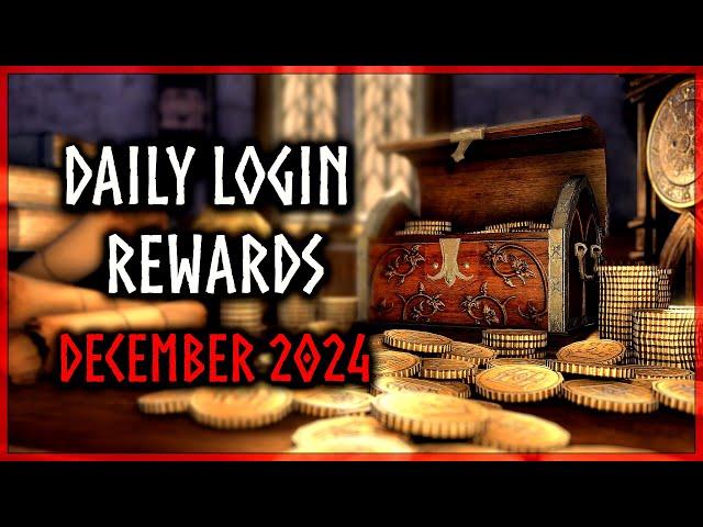 ESO Daily Login Rewards December 2024