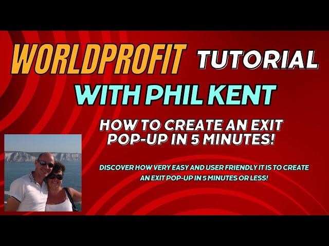 How to Create an Exit Pop Up in Under 5 Minutes WorldProfit Tutorial