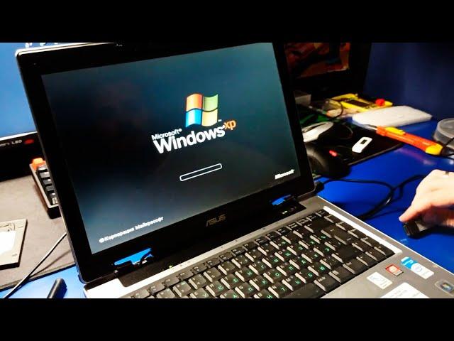 Ночная установка Windows XP на старый ноут