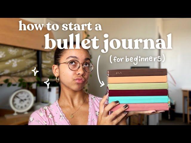 the ULTIMATE guide for how to start a BULLET JOURNAL for beginners 