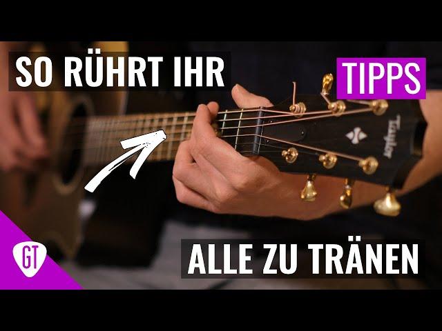 Gefühlvoll Gitarre spielen - 4 perfekte Tipps | Tipps & Tricks