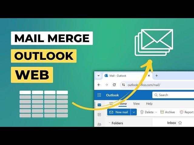 How to Mail Merge on Outlook Web App with CC, BCC & Attachment |Send Email from Excel PowerAutomate