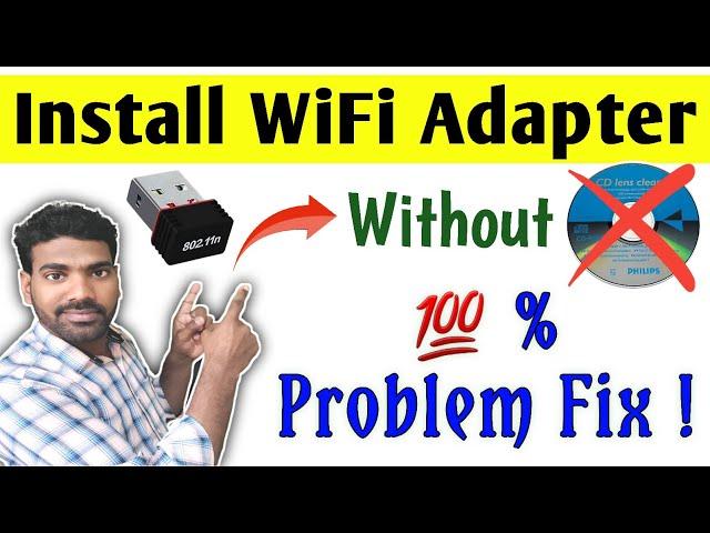 How to download and install wifi adapter in computer without cd | install wifi driver without cd