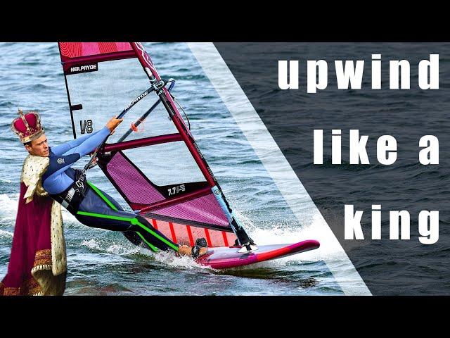   UPWIND WINDSURFING LIKE A KING! - Technique Explained