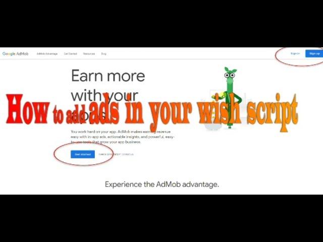 How  to add  ads  in  your wish script