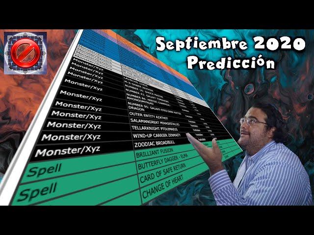 Predicción Yu-Gi-Oh! Banlist Septiembre 2020