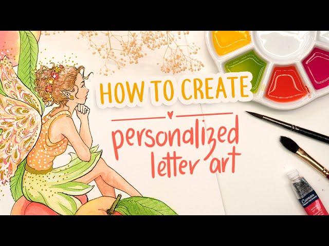 Personalized Letter Art - Made to Order Gift / How to Create your Own