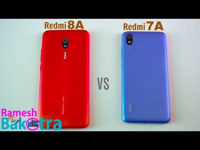 Redmi 8A vs 7A SpeedTest and Camera Comparison