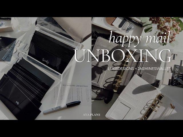 New Binder Setup | Happy Mail Unboxing From LuxeDesigns + JasminesWallet