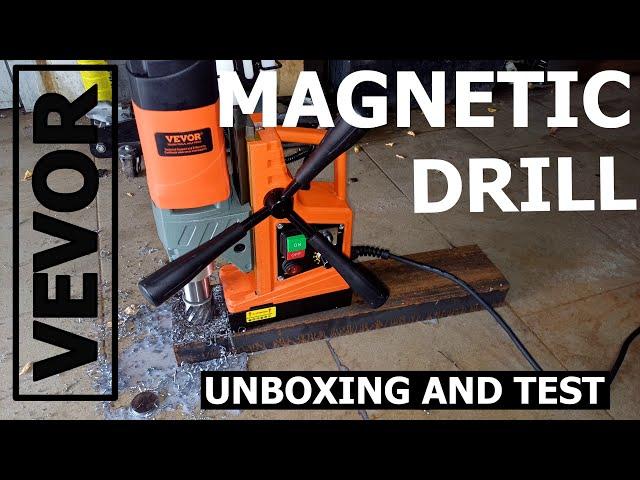 VEVOR MAGNETIC DRILL, UNBOXING , WIERTARKA MAGNETYCZNA VEVOR UNBOXING AND TEST.