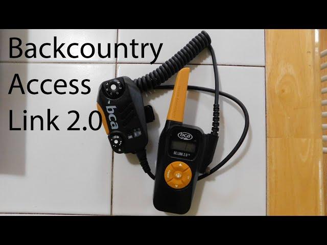 Review of the BCA (Backcountry Access) Link 2.0 FRS Backcountry Skiing Radio - Outdoor Radio Comms