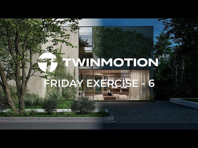 Twinmotion 2024.1 - Night And Day Exterior Rendering