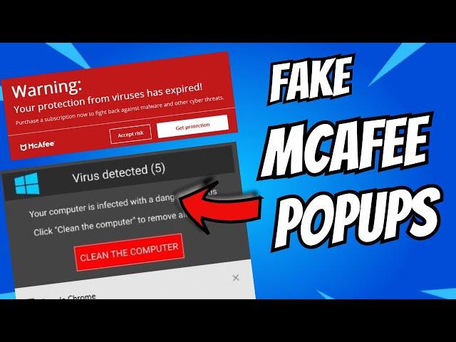 Get RID of FAKE McAfee PopUps & VIRUS | Remove McAfee from PC (NEW*)