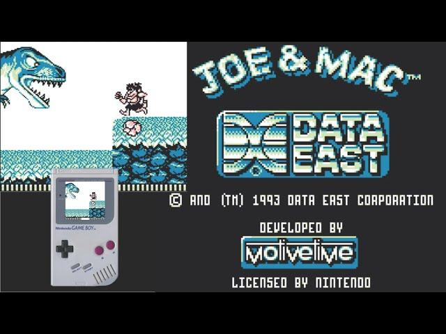 Joe & Mac Game Boy - C&M Playthrough