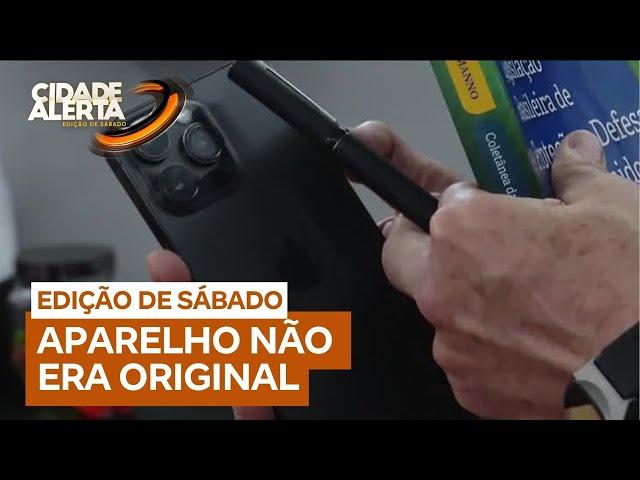 Patrulha do Consumidor: Loja vende celular dizendo que peças são originais, mas não são