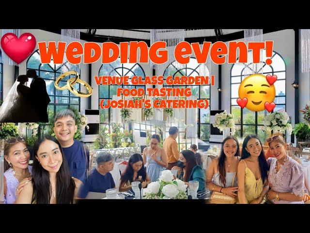 WEDDING EVENT VENUE GLASS GARDEN  | FOOD TASTING  | AnnaJoe VLOGS