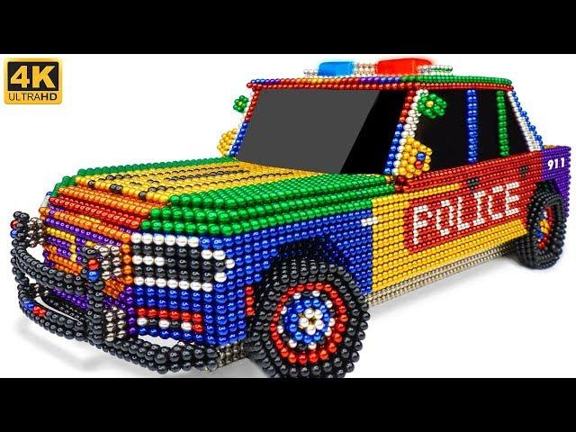 DIY - How To Make Amazing Police Car From Magnetic Balls (Satisfying) | Manget Satisfying