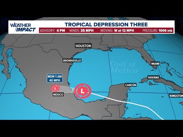 Tracking the Tropics: Hurricane Beryl remains a Cat. 4 | Tropical Depression 3 forms in SW Gulf