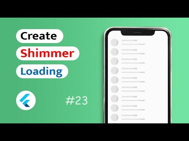 How to create a Shimmer List Loading in Flutter App? (Android & IOS)