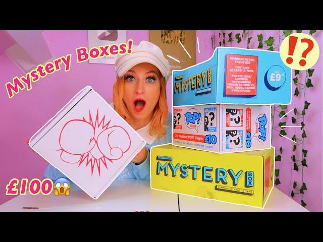 I SPENT £100 ON MYSTERY BOXES!!*DISNEY, MARVEL, NINTENDO, FUNKO, FIDGETS + MORE!*