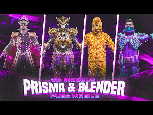 Free to use Prisma 3D & Blender pubg character pack | 3D HRD Characters pack for Prisma & Blender.