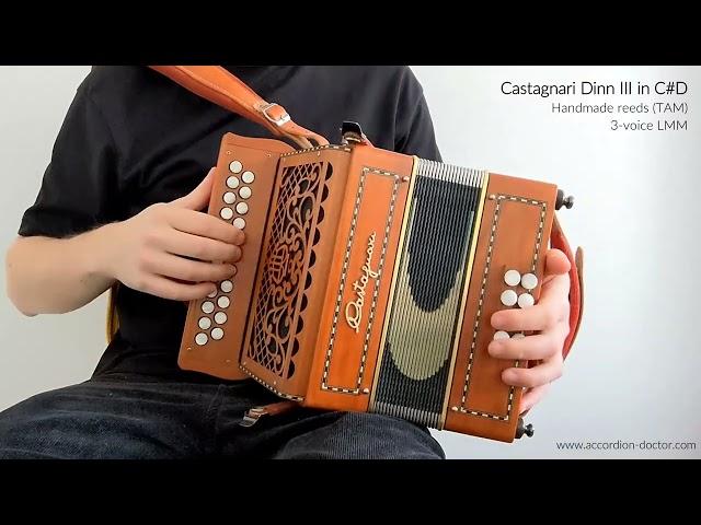 Castagnari Dinn III in C#D | Handmade reeds | Accordion Doctor