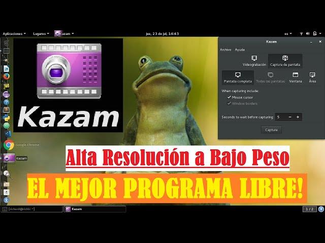 Cómo Grabar la Pantalla en Linux (Debian, Ubuntu,+) Paso a Paso | Kazam