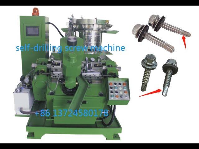 Self Drilling Screw Forming Machine for the Screw Point End Price Flange Head Screw EPDM Washer.