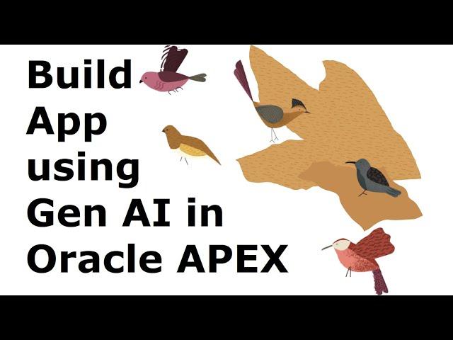 Build Application using Gen AI in Oracle APEX