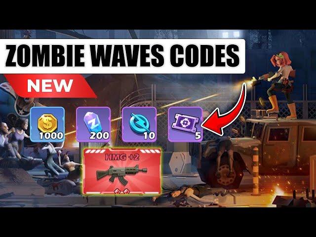 ZOMBIE WAVES BUNDLE CODE  CODE ZOMBIE FREE GIFT  ZOMBIE WAVES REDEEM CODES 2024